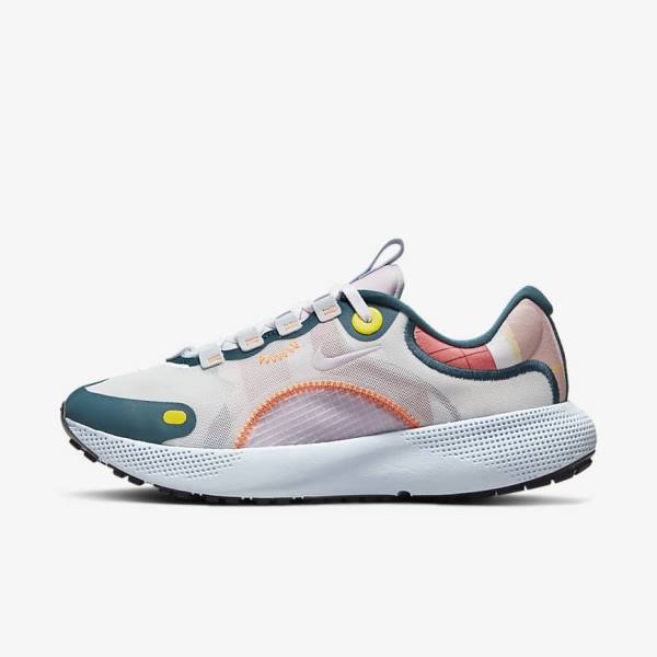 Nike React Escape Run Cestne Bežecké Tenisky Damske Biele Modre Čierne Ruzove | NK037NJC