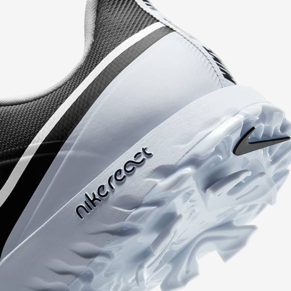 Nike React Infinity Pro Golfove Topanky Panske Čierne Metal Platina Biele | NK046WLV