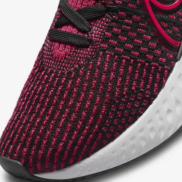 Nike React Infinity Run Flyknit 3 Cestne Bežecké Tenisky Panske Čierne Zelene Červené | NK659EMA