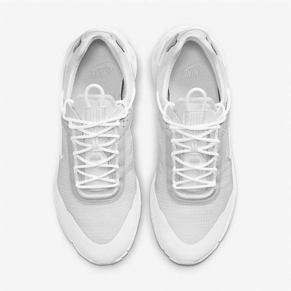 Nike React Live Tenisky Panske Biele Platina Biele | NK357BVO