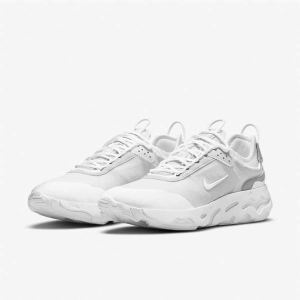 Nike React Live Tenisky Panske Biele Platina Biele | NK357BVO