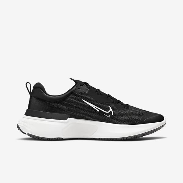 Nike React Miler 2 Shield Weatherised Cestne Bežecké Tenisky Panske Čierne Svetlo Siva Platina | NK149TKF