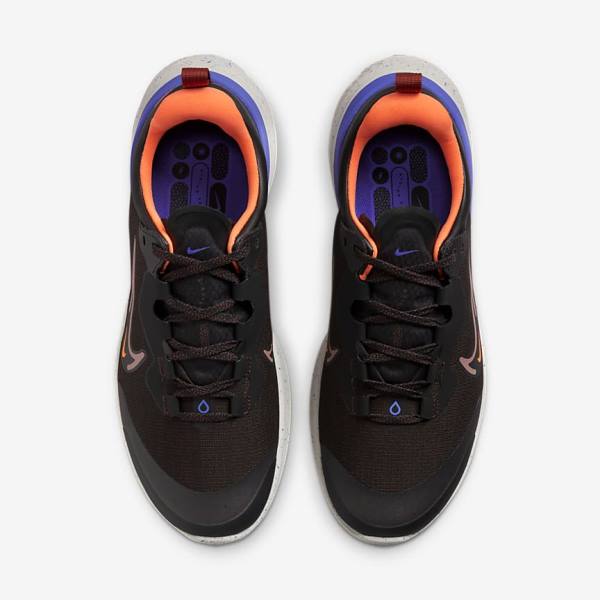 Nike React Miler 2 Shield Weatherised Cestne Bežecké Tenisky Panske Čierne Oranžové Indigo | NK704GUM