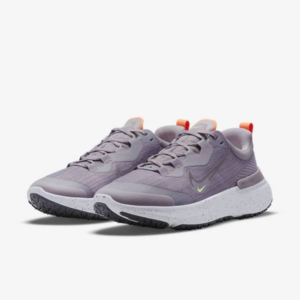 Nike React Miler 2 Shield Weatherised Cestne Bežecké Tenisky Damske Siva Oranžové Nachový | NK925HMZ