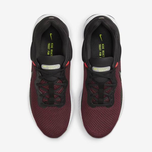 Nike React Miler 3 Cestne Bežecké Tenisky Panske Čierne Červené Biele | NK965SQU