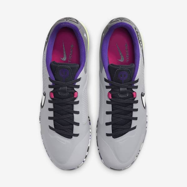 Nike React Tiempo Legend 9 Pro IC Indoor-Court Kopačky Damske Svetlo Siva Biele | NK153HFE