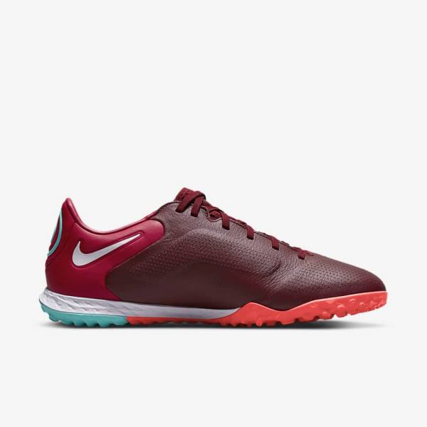 Nike React Tiempo Legend 9 Pro TF Turf Kopačky Damske Červené Svetlo Červené Biele | NK492VWN