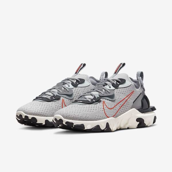 Nike React Vision Tenisky Panske Siva Svetlo Siva Oranžové | NK860YRL