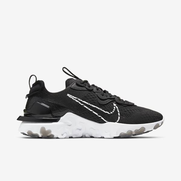 Nike React Vision Tenisky Panske Čierne Biele | NK690ECX