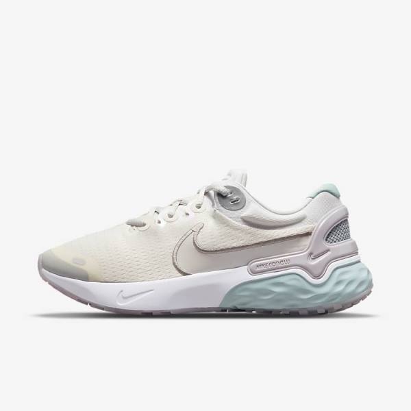 Nike Renew Run 3 Premium Cestne Bežecké Tenisky Damske Metal Siva | NK971WFS