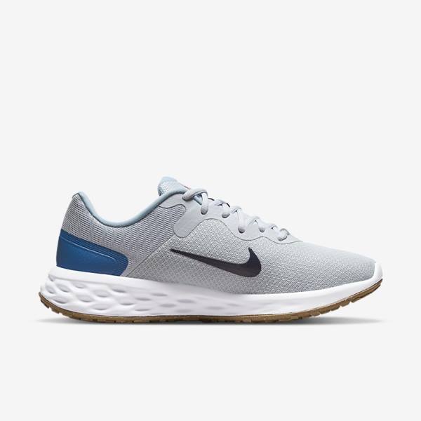 Nike Revolution 6 Next Nature Cestne Bežecké Tenisky Panske Platina Tmavo Modre Modre | NK248RDH