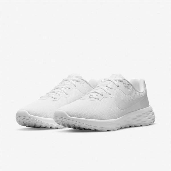 Nike Revolution 6 Next Nature Cestne Bežecké Tenisky Panske Biele | NK386YZM