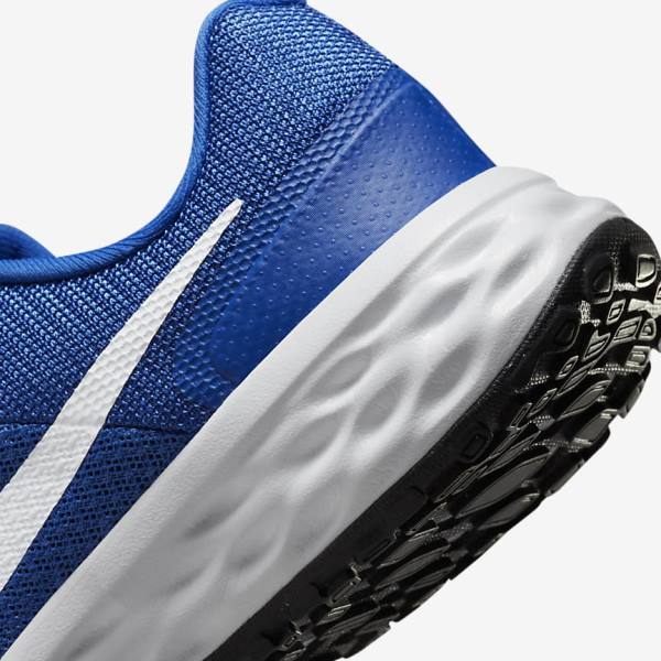 Nike Revolution 6 Older Cestne Bežecké Tenisky Detske Kráľovská Modrá Čierne Biele | NK748SOZ