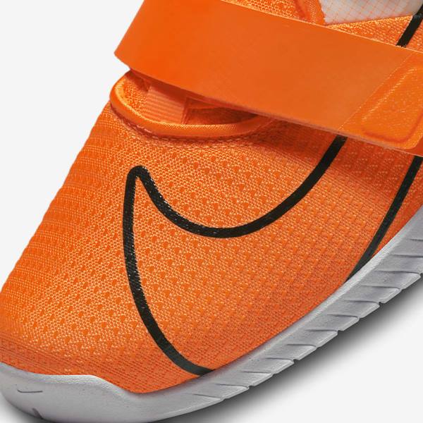 Nike Romaleos 4 Botasky Panske Oranžové Biele Čierne | NK408GRV