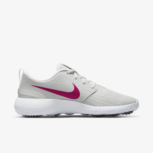 Nike Roshe G Golfove Topanky Damske Biele Čierne Ruzove | NK608GUR