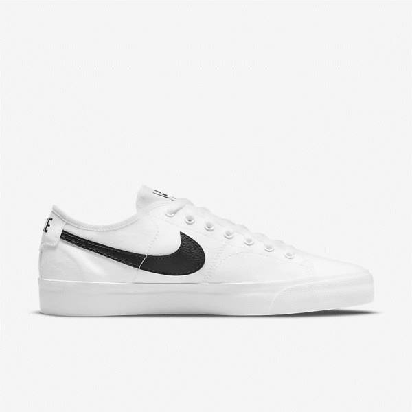 Nike SB BLZR Court Skate Tenisky Damske Biele Čierne Čierne | NK089CHU