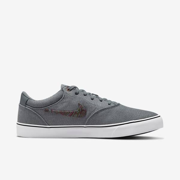 Nike SB Chron 2 Platene Premium Skate Tenisky Panske Siva Biele | NK127WMF