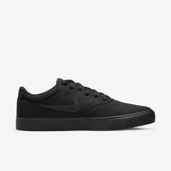 Nike SB Chron 2 Platene Skate Tenisky Damske Čierne | NK052LGD