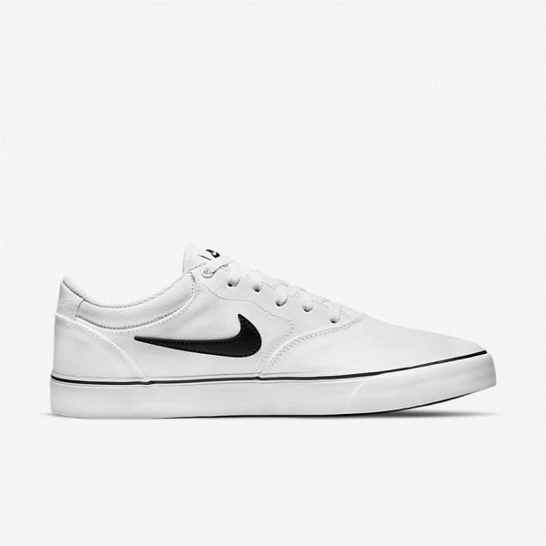 Nike SB Chron 2 Platene Skate Tenisky Damske Biele Čierne | NK806YQI