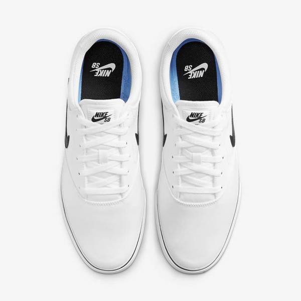 Nike SB Chron 2 Platene Skate Tenisky Damske Biele Čierne | NK806YQI