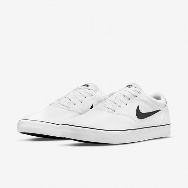 Nike SB Chron 2 Platene Skate Tenisky Damske Biele Čierne | NK806YQI