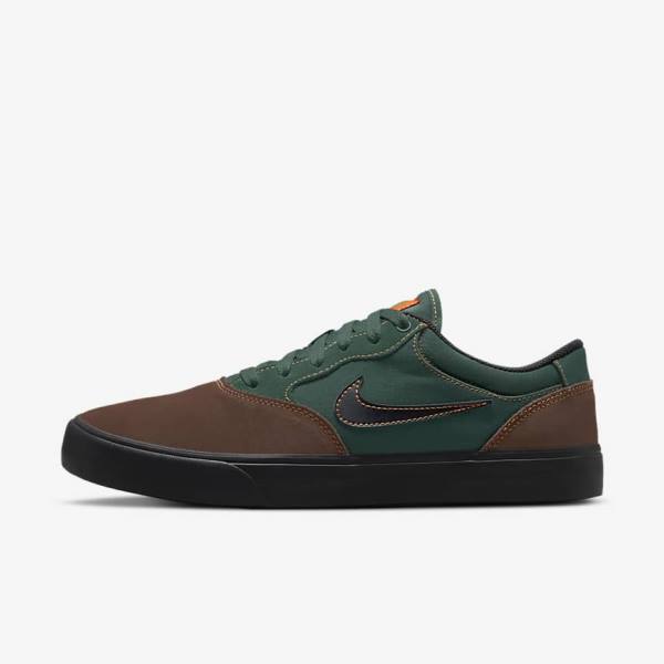 Nike SB Chron 2 Skate Tenisky Damske Svetlo Čokoláda Zelene Oranžové Čierne | NK876LRV