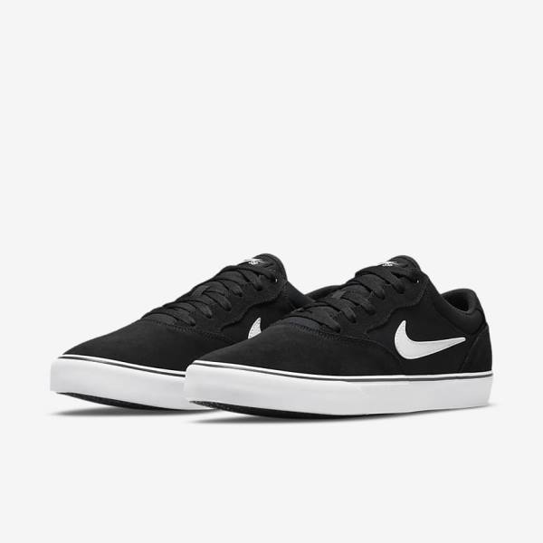 Nike SB Chron 2 Skate Tenisky Damske Čierne Biele | NK031YHL