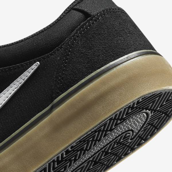 Nike SB Chron 2 Skate Tenisky Damske Čierne Svetlo Hnede Biele | NK610VFI