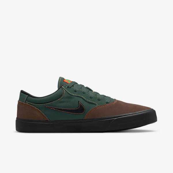 Nike SB Chron 2 Skate Tenisky Panske Svetlo Čokoláda Zelene Oranžové Čierne | NK892PYA