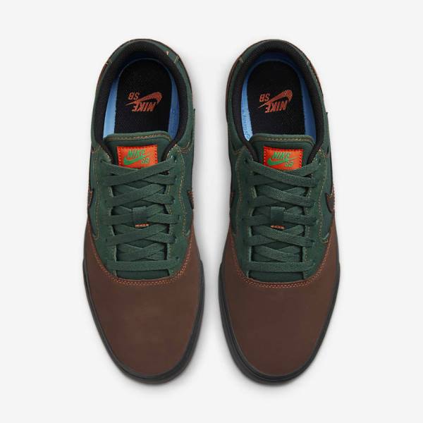 Nike SB Chron 2 Skate Tenisky Panske Svetlo Čokoláda Zelene Oranžové Čierne | NK892PYA