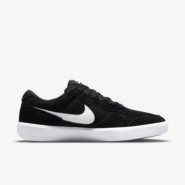 Nike SB Force 58 Skate Tenisky Damske Čierne Biele | NK954ABX