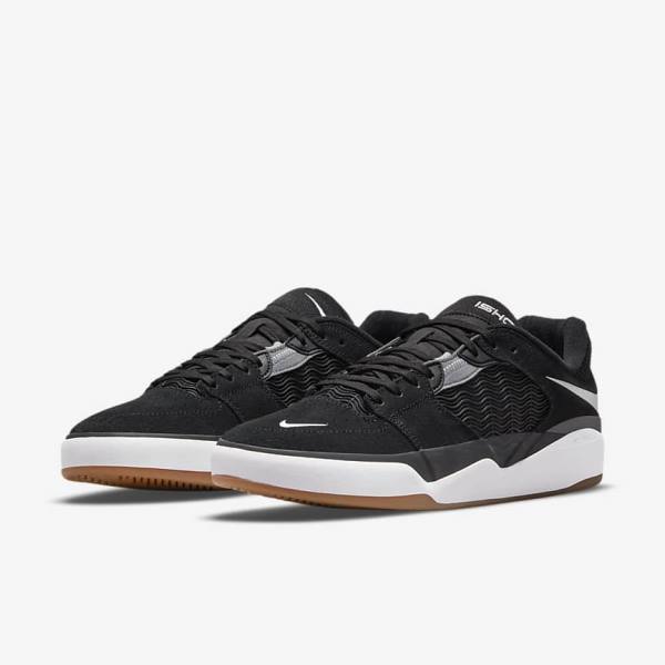 Nike SB Ishod Wair Skate Tenisky Panske Čierne Tmavo Siva Biele | NK742FRD