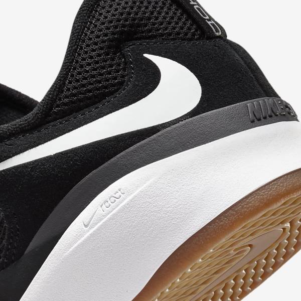 Nike SB Ishod Wair Skate Tenisky Panske Čierne Tmavo Siva Biele | NK742FRD