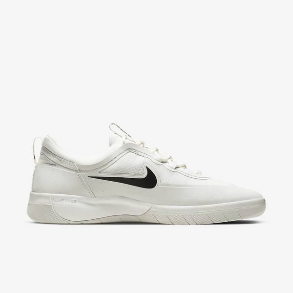 Nike SB Nyjah Free 2 Skate Tenisky Damske Biele Čierne | NK719QAS