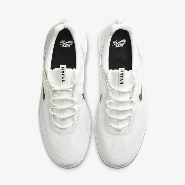 Nike SB Nyjah Free 2 Skate Tenisky Damske Biele Čierne | NK719QAS