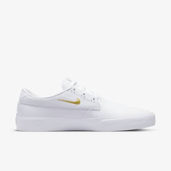 Nike SB Shane PRM Skate Tenisky Damske Biele Metal Zlate | NK849SHY