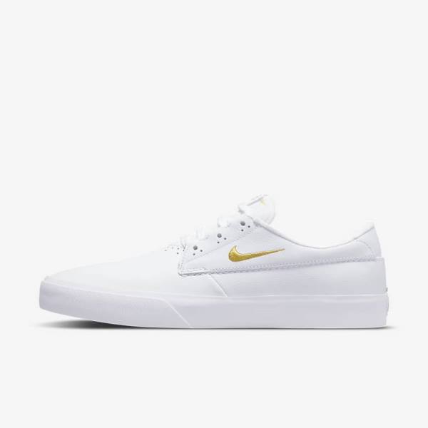 Nike SB Shane PRM Skate Tenisky Damske Biele Metal Zlate | NK849SHY