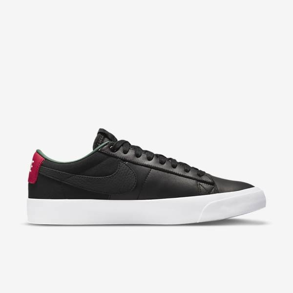 Nike SB Zoom Blazer Low Pro GT Premium Skate Tenisky Damske Čierne Červené Čierne | NK438HGO