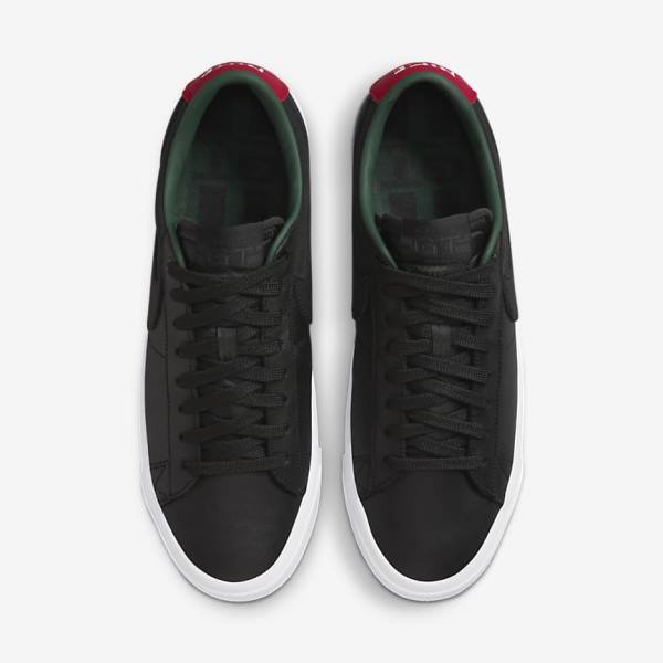 Nike SB Zoom Blazer Low Pro GT Premium Skate Tenisky Damske Čierne Červené Čierne | NK438HGO