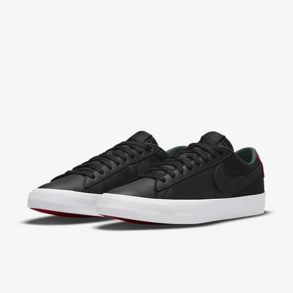 Nike SB Zoom Blazer Low Pro GT Premium Skate Tenisky Damske Čierne Červené Čierne | NK438HGO