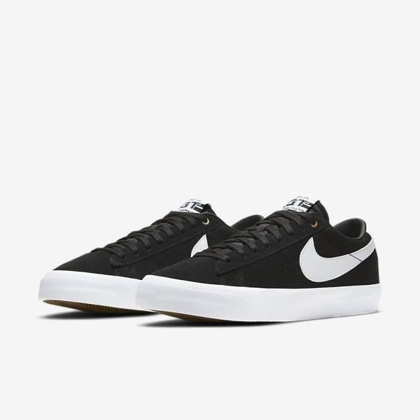 Nike SB Zoom Blazer Low Pro GT Skate Tenisky Panske Čierne Svetlo Hnede Biele | NK263FSA