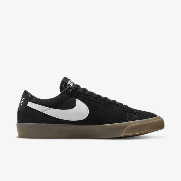 Nike SB Zoom Blazer Low Pro GT Skate Tenisky Panske Čierne Biele | NK274YUK