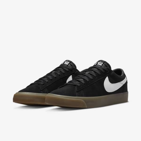 Nike SB Zoom Blazer Low Pro GT Skate Tenisky Panske Čierne Biele | NK274YUK