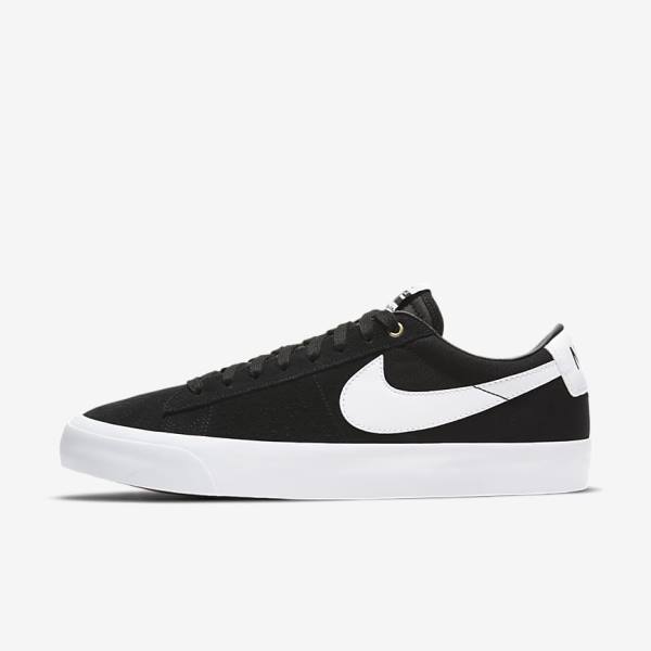 Nike SB Zoom Blazer Low Pro GT Skate Tenisky Damske Čierne Svetlo Hnede Biele | NK684UMK