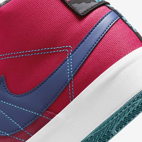 Nike SB Zoom Blazer Stredne Premium Skate Tenisky Damske Ruzove Modre Kráľovská Modrá Modre | NK562SVD