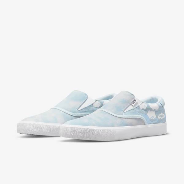 Nike SB Zoom Verona Slip x Rayssa Leal Skate Tenisky Panske Modre Biele Modre | NK402LIY