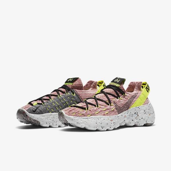 Nike Space Hippie 04 Tenisky Damske Citrón Svetlo Ruzove Čierne | NK145RHO