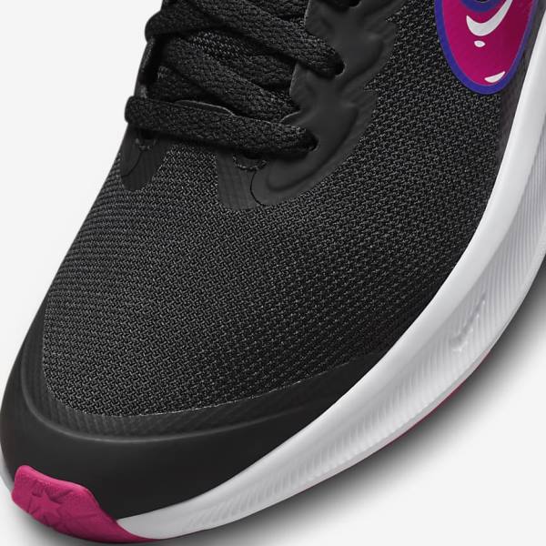 Nike Star Runner 3 SE Older Cestne Bežecké Tenisky Detske Čierne Ruzove | NK615PWU