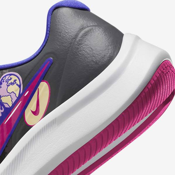 Nike Star Runner 3 SE Older Cestne Bežecké Tenisky Detske Čierne Ruzove | NK615PWU