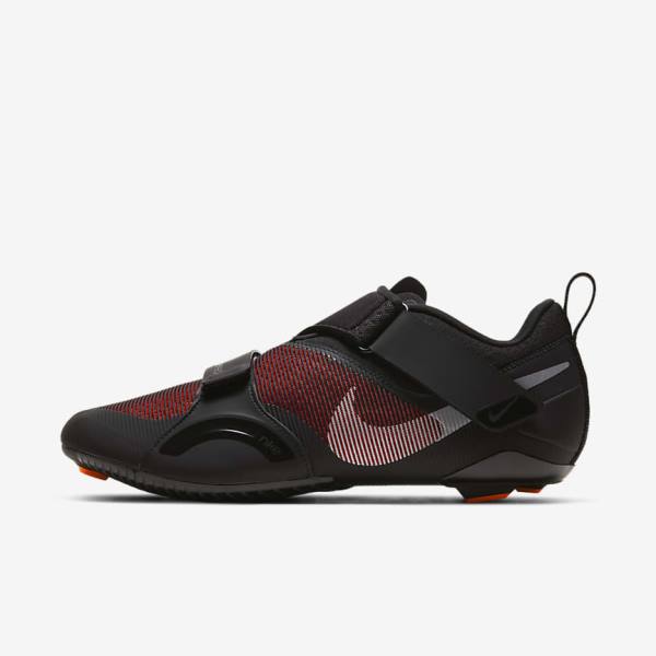 Nike SuperRep Cycle Indoor Cycling Botasky Panske Čierne Červené Metal Strieborne | NK913IYP